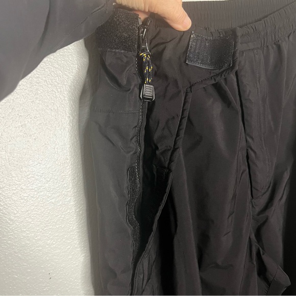 Eddie Bauer EBTEK Gore-Tex Snowpants XL Black Snowboard Ski Snowmobile Side Zip - Picture 6 of 12